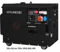 Máy phát điện Hyundai DHY6000SE-3  DIESEL 6.3 KVA-3 pha vỏ chống ồn , đề nổ