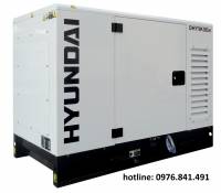 máy phát điện Hyundai DHY55KSE công suất 50kva 3 pha vỏ chống ồn đồng bộ hyundai